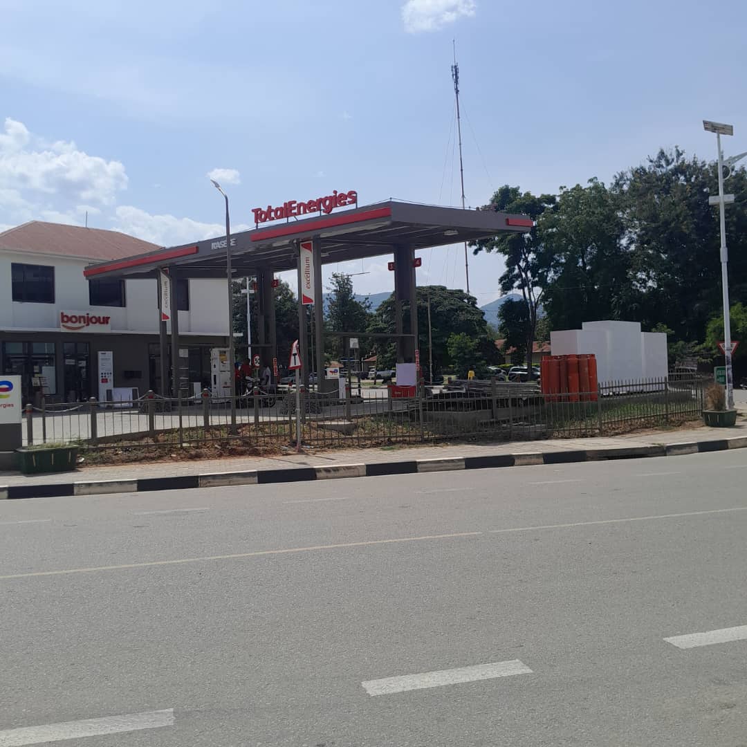 TotalEnergies Kasese fuel station in daytime
